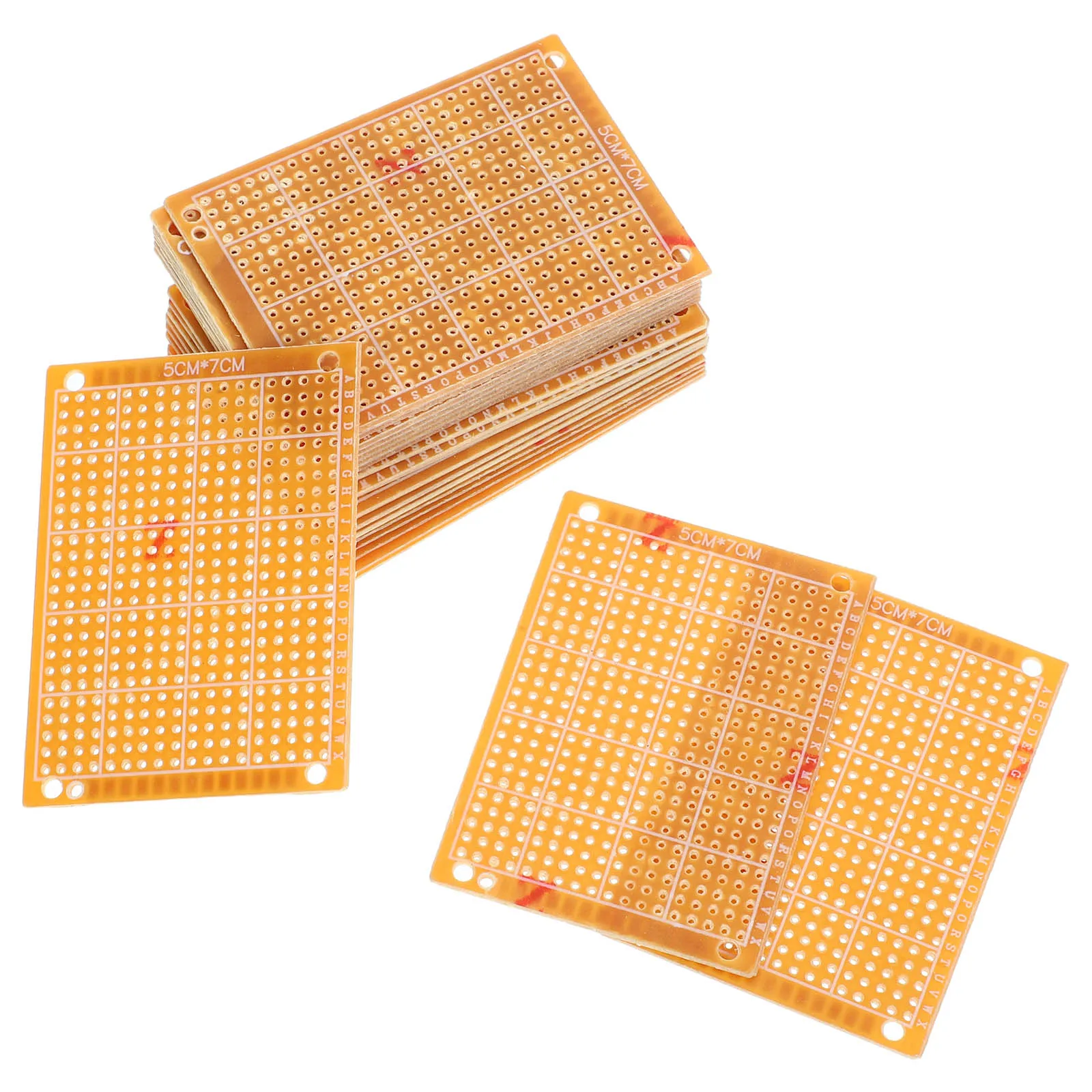 

20pcs Universal Circuit Board For Soldering Experiments Resin Fiberglass Pcb Boards Diy Electronic Projects Repair Maintenance