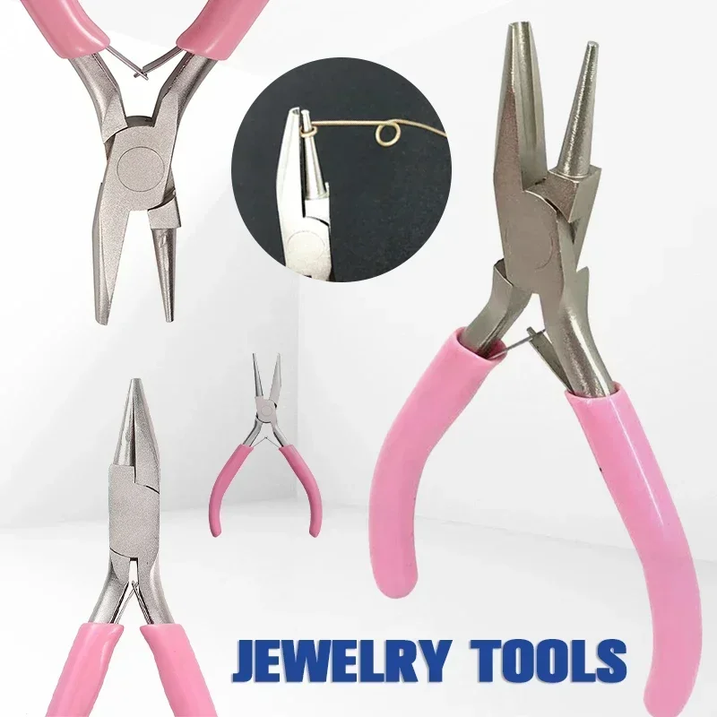 Round Concave Pliers Wire Looping Pliers Precision Jewelry Pliers Wire Bending Tools Jewelry Hand Tools DIY Tool Cutting Pliers