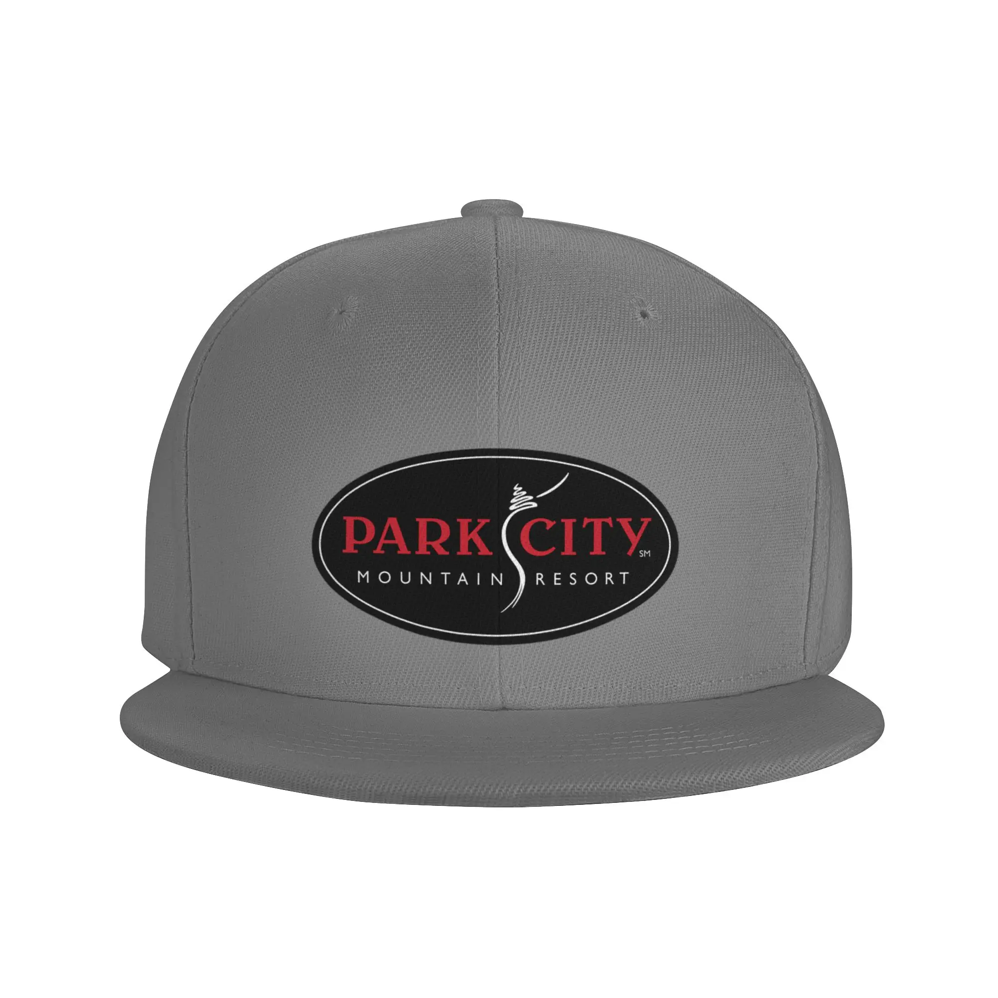 Fashion Park City Mountain Resort (Pre-2014) Flat Brim Sun Hat  Distressed Denim Hat Sun Cap