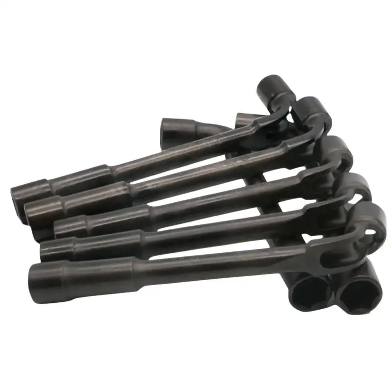 Durable L-shaped Hardware Tools 7-shaped Elbow Perforated Wrench Professional Convenient Manual Pipe Wrench