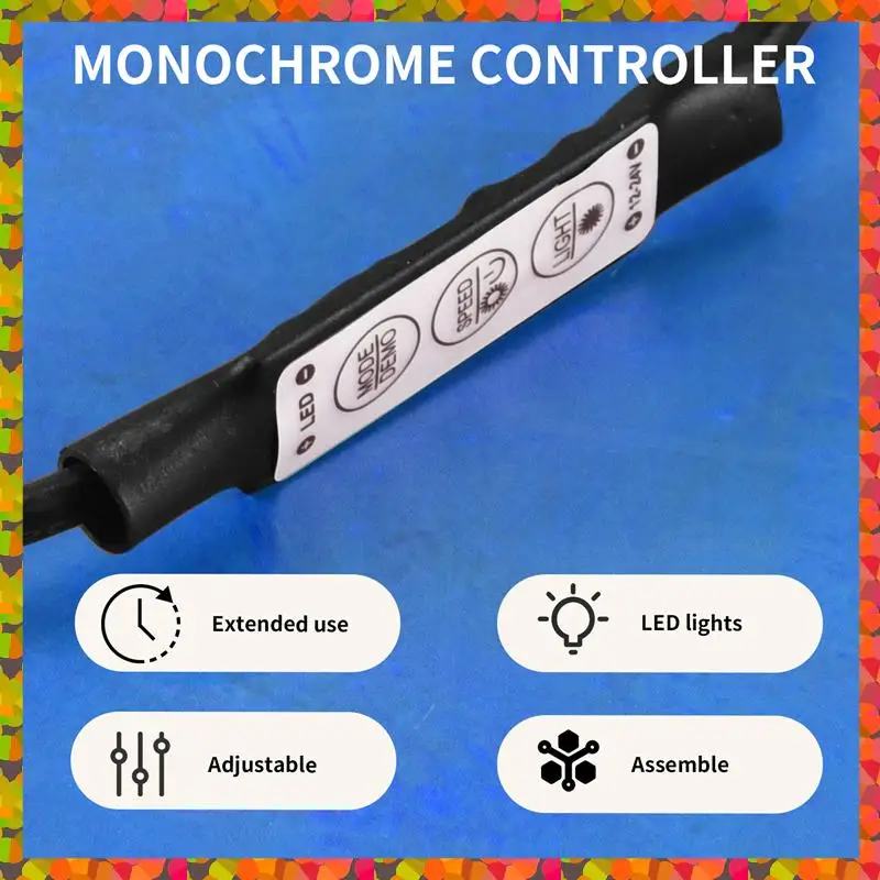 Promotion! Mini Remote Controller 12A 12V-24V Dimmer For LED Tape Strips Monochrome Controller
