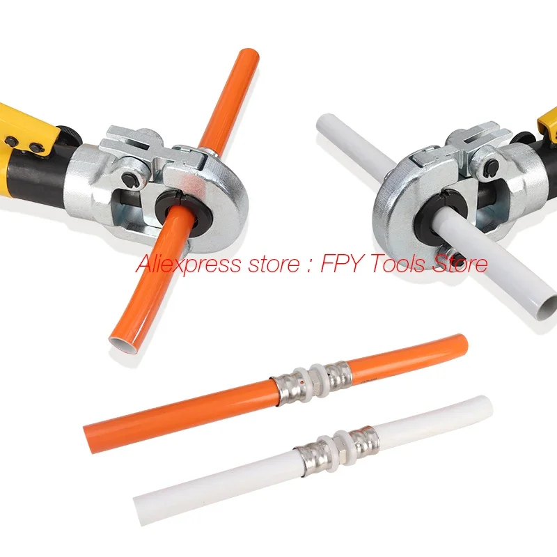 Imagem -02 - Hidráulica Pex Pipe Crimping Tools Cw1632 Pressionando Ferramentas de Encanamento para Pex Pipe com Mandíbulas Thv Gc-1632