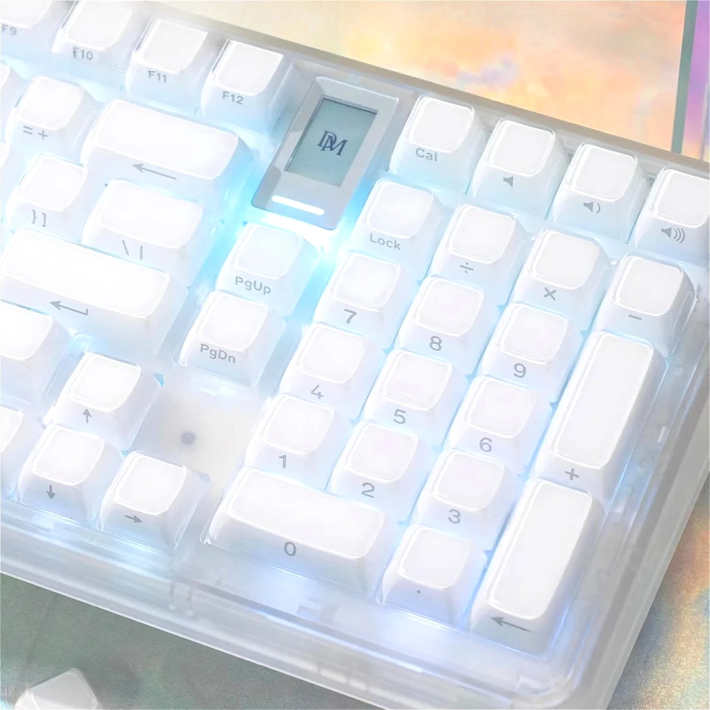 

Комплект кейкапов OEM Crystal Snow White с боковой гравировкой, 135 клавиш, подходит для механических клавиатур 68/75/84/87/108