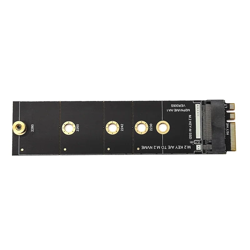 Drahtloser M.2 Key A/E-Steckplatz auf M.2 Key-M Wifi-Schnittstelle, kompatibler Adapter für NVMe PCI Express SSD-Port-Erweiterungsadapter