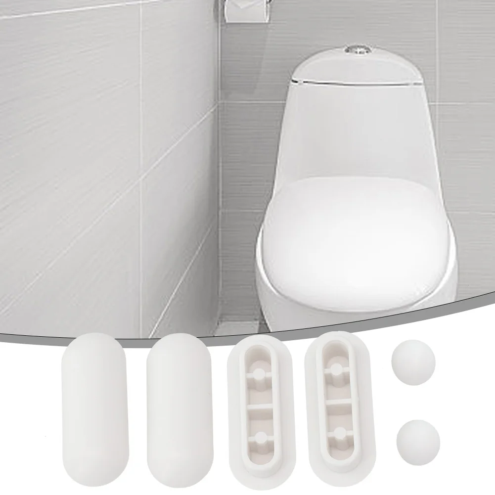 Accessories Bumper Home 1 Set Base for wc Seat Buffer White Replacement Pads Toilet Seat Bathroom Dampening High Quality