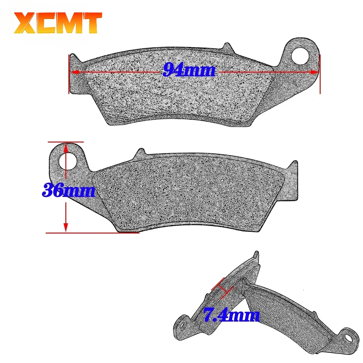 Motorcycle Front And Rear Brake Pads For SUZUKI DR350X DR350SEW DR350SEX DR650 DR 650 350 V W X SEW SEX DR350V DR350W  1996-2016