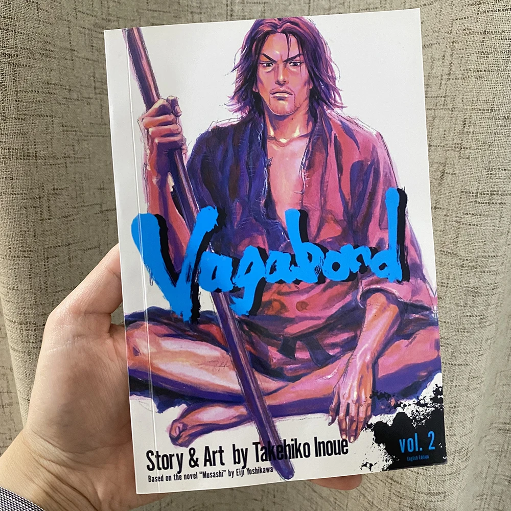 New Books Anime Vagabond Volume 2 Miyamoto Musashi Japanese Teen Mystery Romance English Comic Book Manga Book English Version