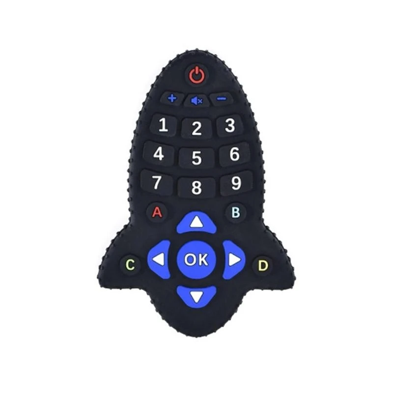 

J15U Soft Teether Baby Teething Toy Realistic Remote Control Teether Infant Essential