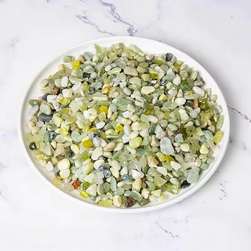 

20-300g Natural Chip Gemstone Bead Tumbled Stones for Plant Cacti & Succulent Bedding, Vase Filler, Landscape Bottom Decor 3-5mm