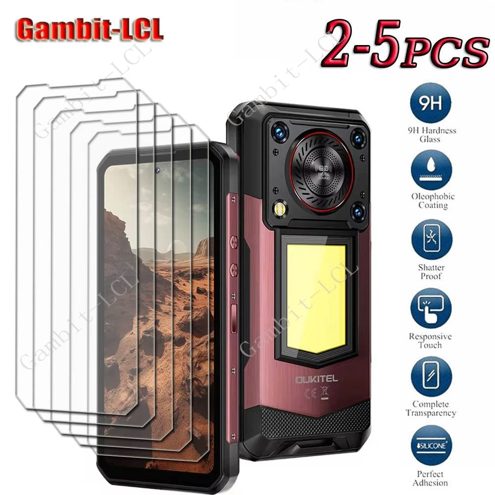 2-5PCS 9H HD Tempered Glass For Oukitel WP56 6.8" OukitelWP56 Screen Protective Cover Film