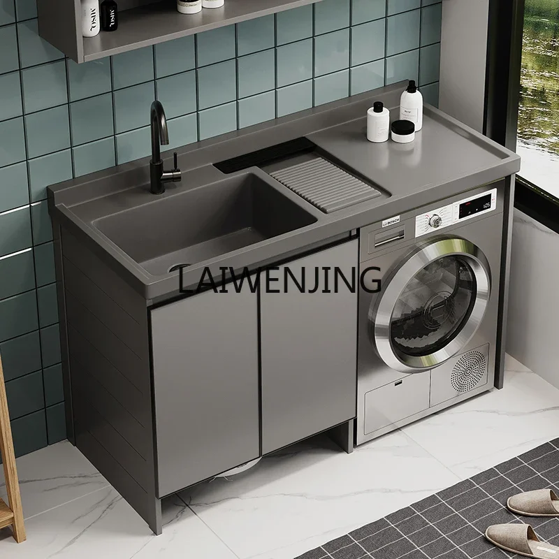 HLZ custom corner cutting drum washing machine significant other integrated basin with rubbing board