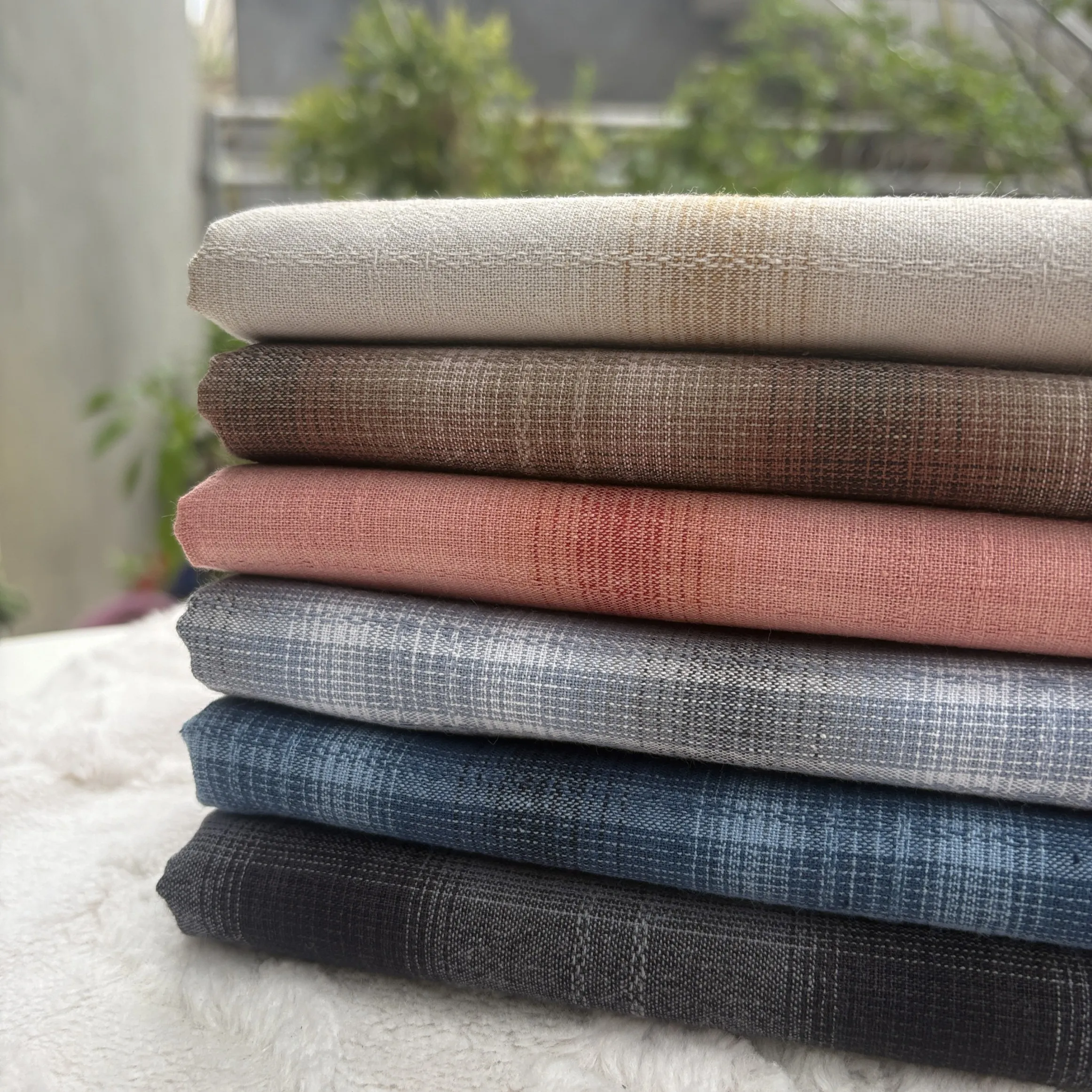 

50x70cm yarn-dyed first dye woven cotton plaid brocade patchwork quilt craft fabric cloth DIY stitch sew doll clothes tecido