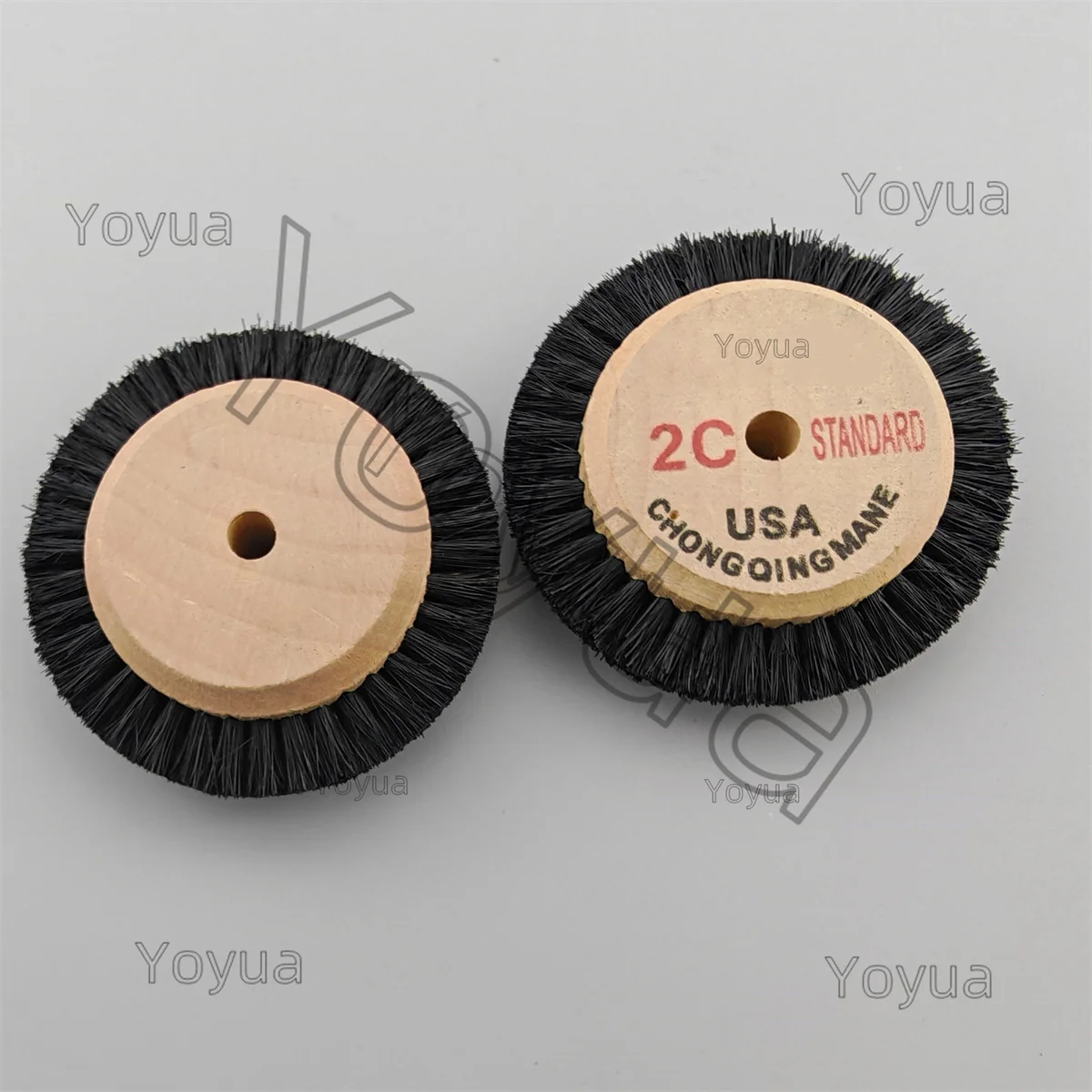 30 قطعة 66 مللي متر 2C مختبر الأسنان تلميع فرش الأسود الخشن التلميع جلخ عجلة تلميع للمجوهرات أسنان تلميع