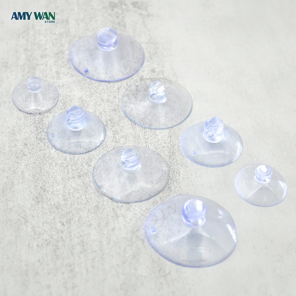 30/50/100pcs Sucker Suction Cups Mushroom Head Strong Vacuum Suckers Hooks Hanger For Window Deco Home Wedding Car 25/30/35/40MM