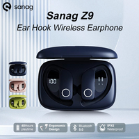 Sanag Z9  Ear Hook Wireless Earphones Bluetooth 5.0 IPX5 Waterproof Sports Running Fitness Earbuds Hifi AAC Headset