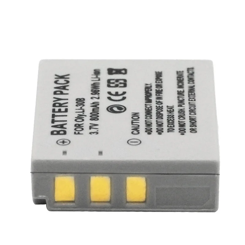 Nowa bateria Li-30B Li 30B 3.7V 800mAh do Olympus Stylus Verve Digital, Digital S, Μ-Mini Digital, Μ-Mini Digital S