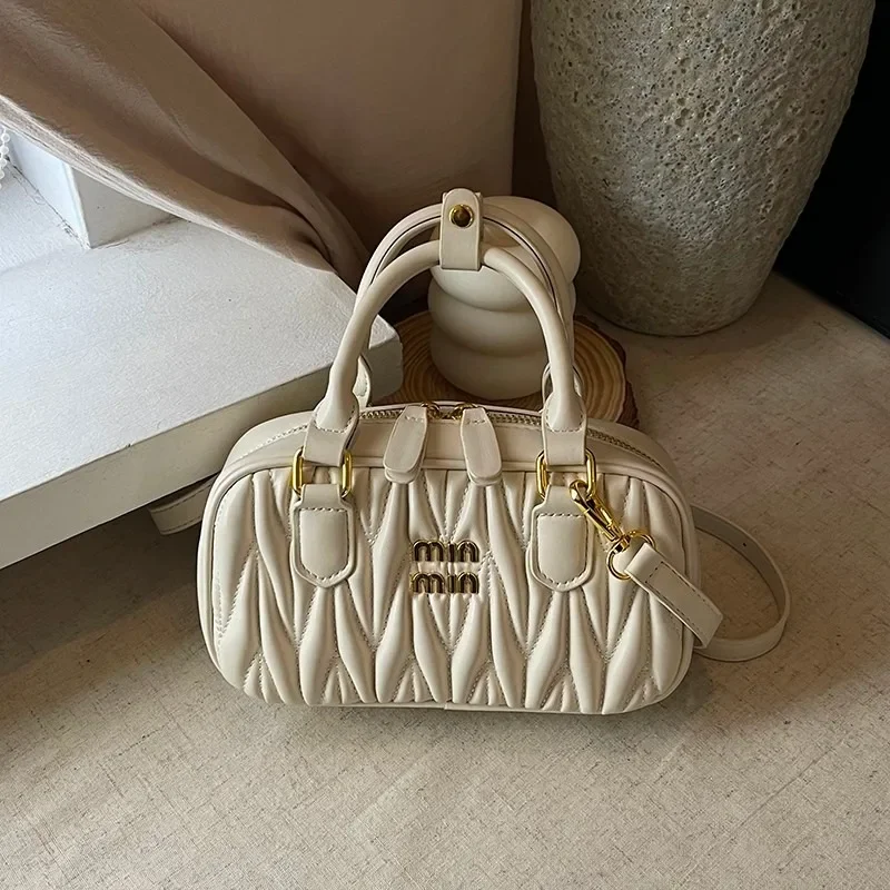 حقيبة كتف كلاسيكية أنيقة من الجلد الفاخر للنساء، حقيبة يد كروس أنيقة للاستخدام اليومي #6