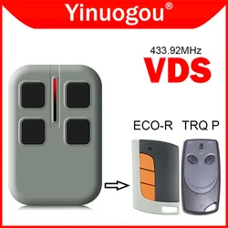 VDS ECO-R TRQ P Remote Control Garage Door Opener 433.92MHz Rolling Code VDS Garage Door Remote Control Duplicator Gate Keychain