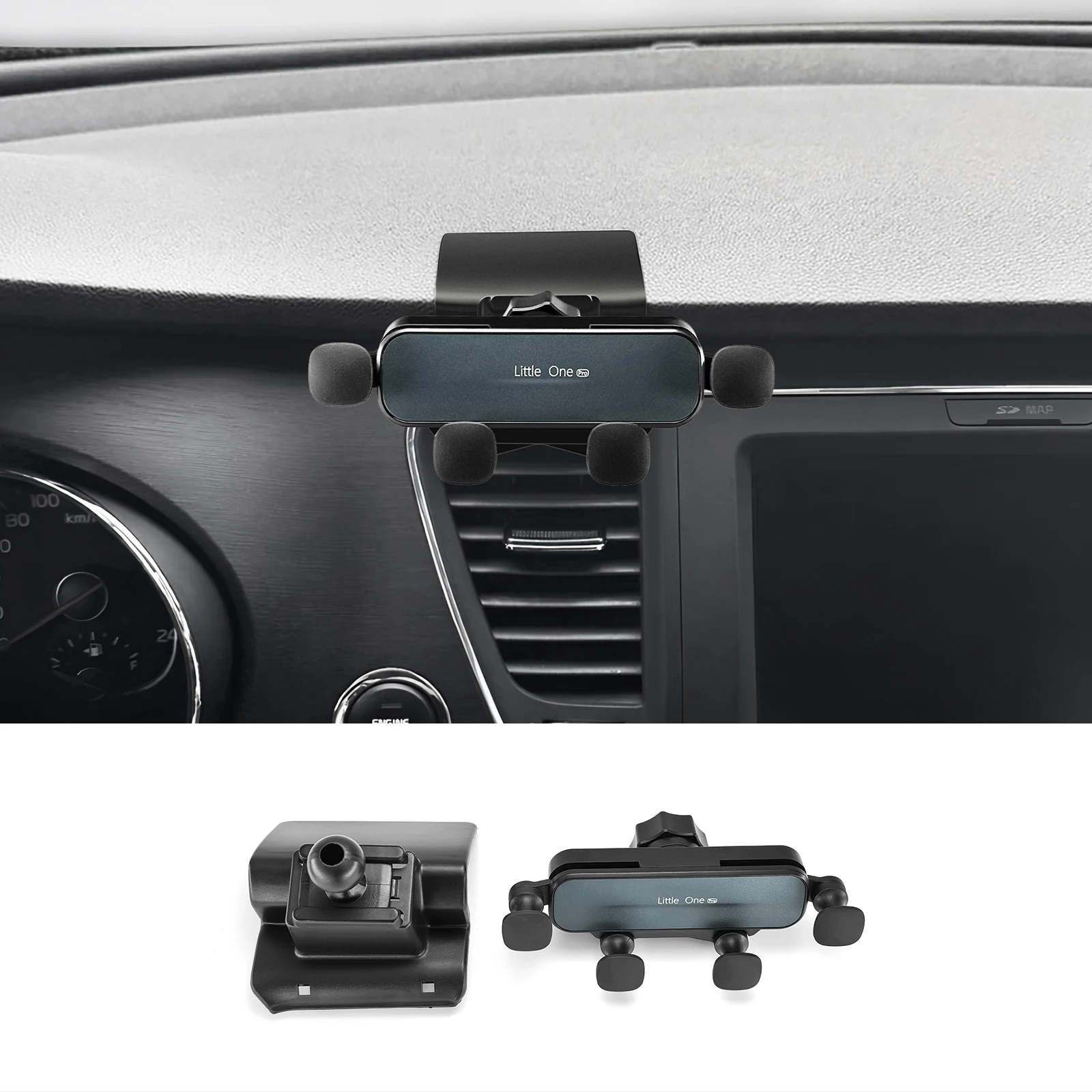 Para kia carnaval ka4 2014-2020 suporte do telefone do carro painel base de ventilação de ar gps suporte do telefone móvel montagens smartphone suport