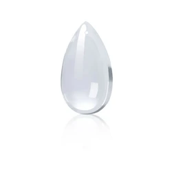 Goutte d'Eau Lisse et Transparente en Clip, Lustre en Verre, Prisme, Attrape-Soleil, 22mm, 38mm, 50mm, 63mm, 76mm, 100mm