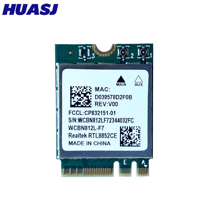 Tarjeta WiFi 6E AX5400 M.2 TriBanda Bluetooth 5.3 para portátil - imagen 2