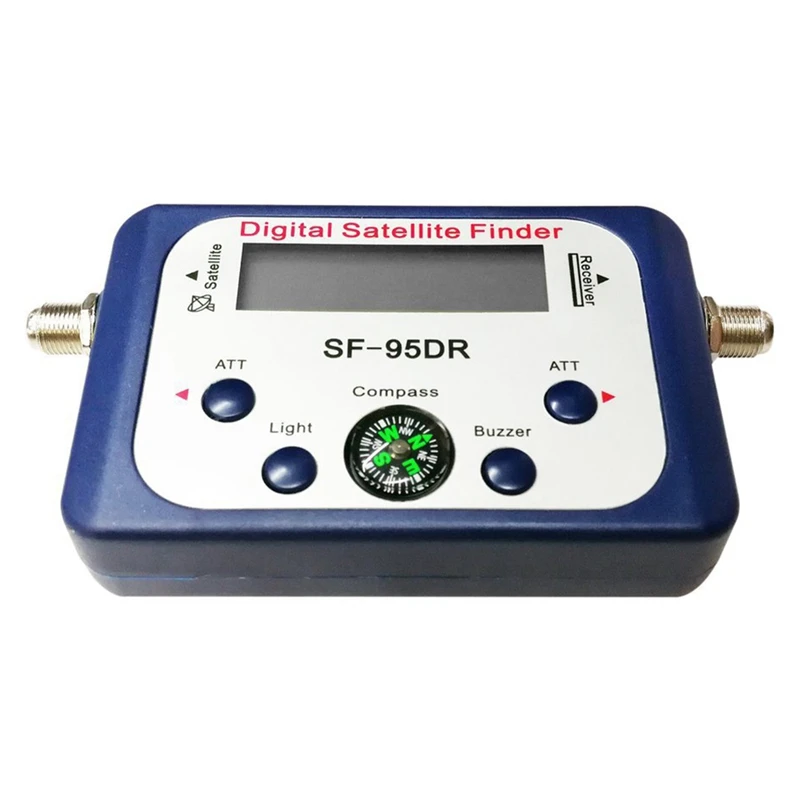 1 PCS SF-95DR Satellite Signal Meter Digital Satellite Finder 950-2150Mhz Blue Plastic Mini LCD Display Digital Satfinder