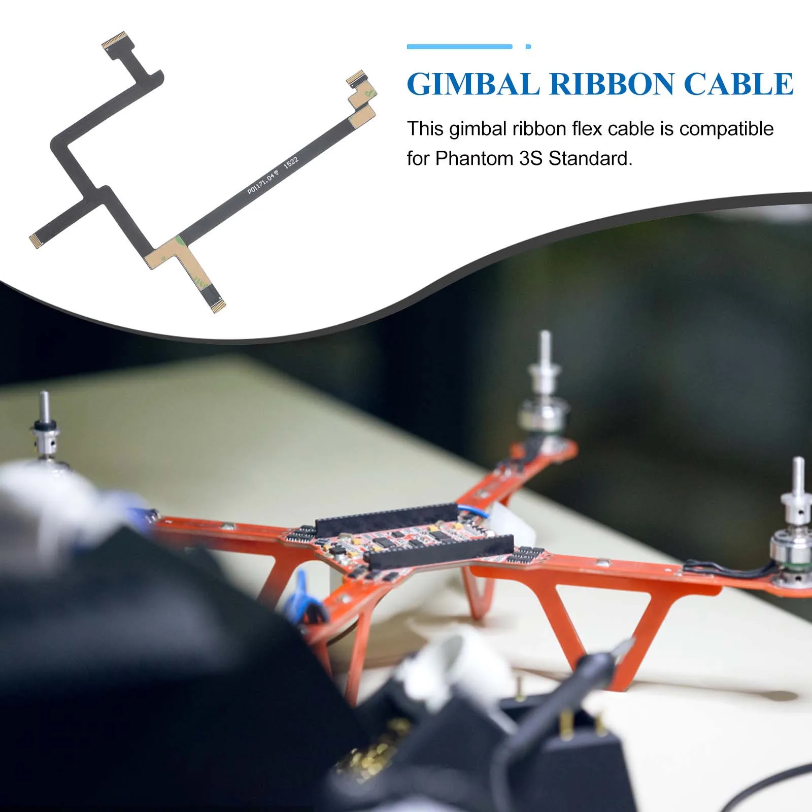 

Gloss-table Cable Replacement Flex Ribbon Drone Accessories for Flat Plastic Signal Line