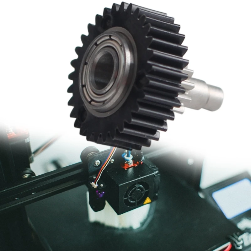 Durability Replacement Gear for K1/K1C/K1Max Extruders ABS Construction Filament Gear Ensures Longevity