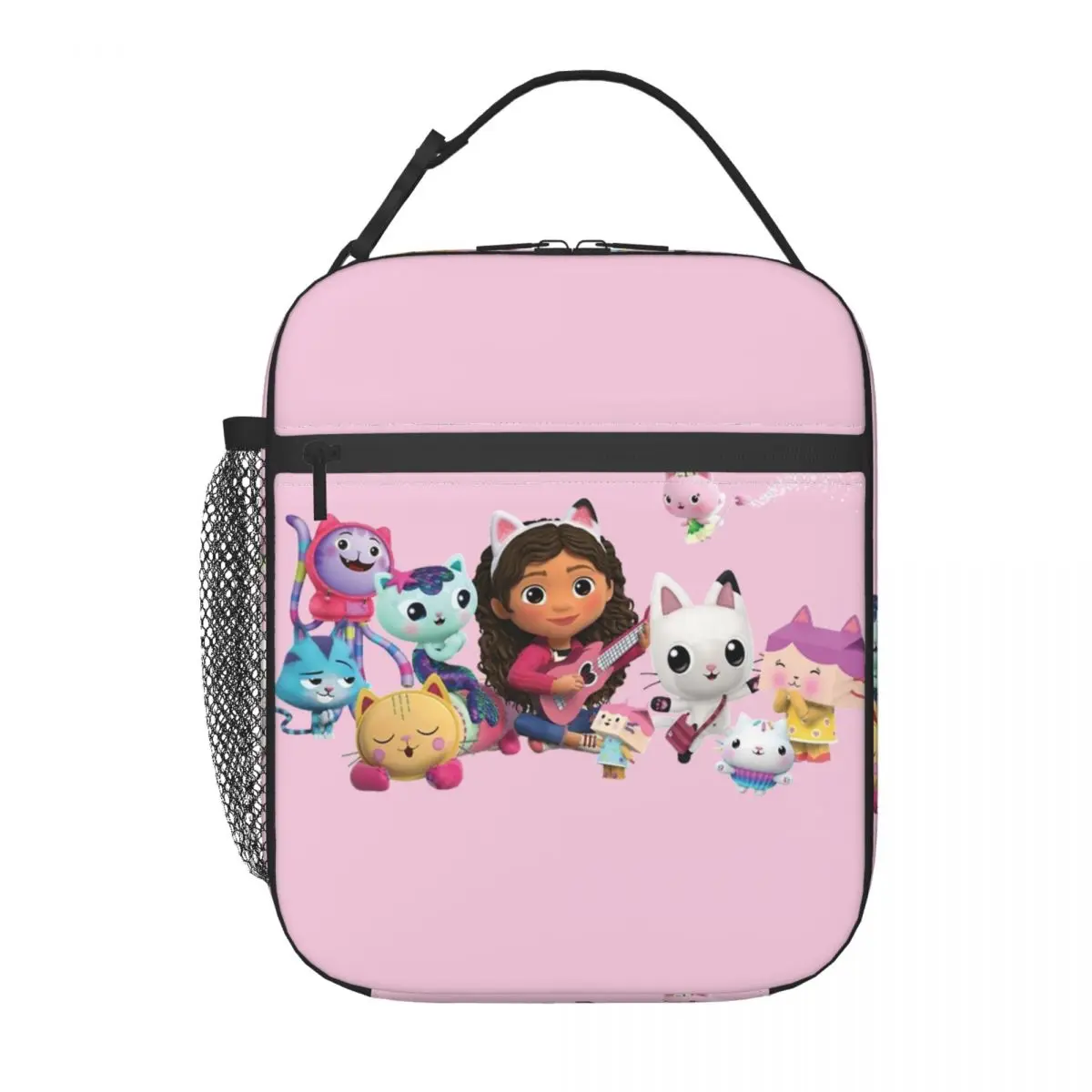 Creative Gabby Dollhouse Sprinkle Party Insulated Lunch Bags Food Bag Portable Thermal Cooler Lunch Box per i viaggi