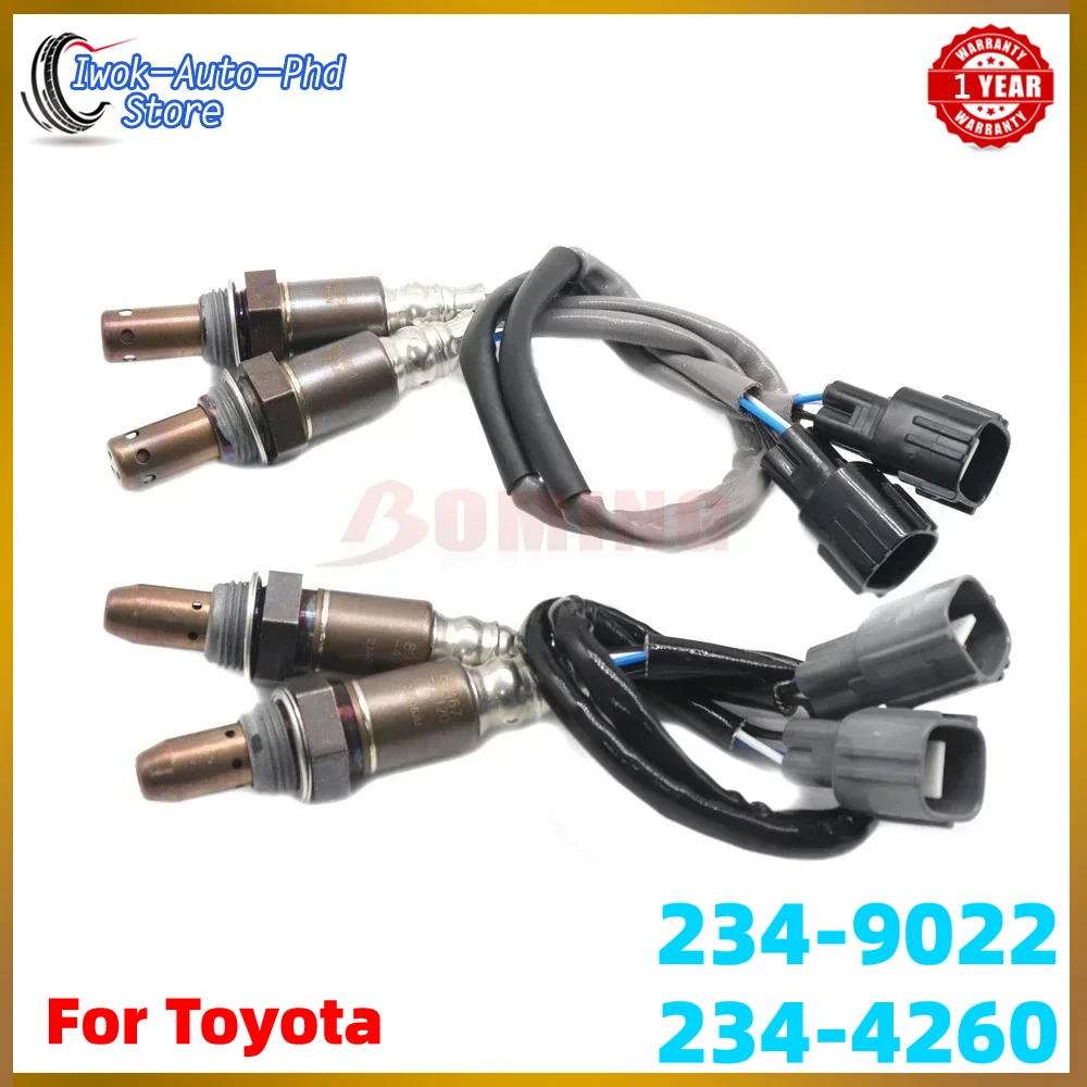 

For Toyota Tacoma 2.7L L4 RWD Automatic trans Upstream & Downstream 89467-42120 89465-06250 Car Oxygen Sensor 234-9022 234-4260