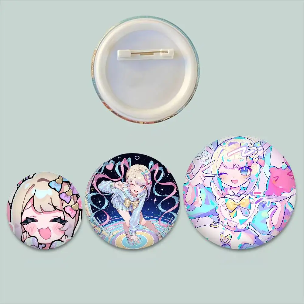 HOT S-Streamer Game O-Overload Badges Round Exquisite Badge Brooches Creative Pins For Clothes Hat Backpack Gift Accessories