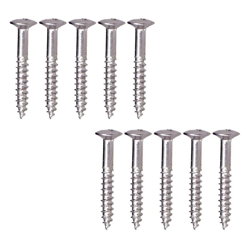 10pcs الغيتار الكهربائي الغيتار التثبيت الإطار المسمار الغيتار humbucker الخواتم بيك آب تصاعد مسامير أجزاء الغيتار الكهربائية