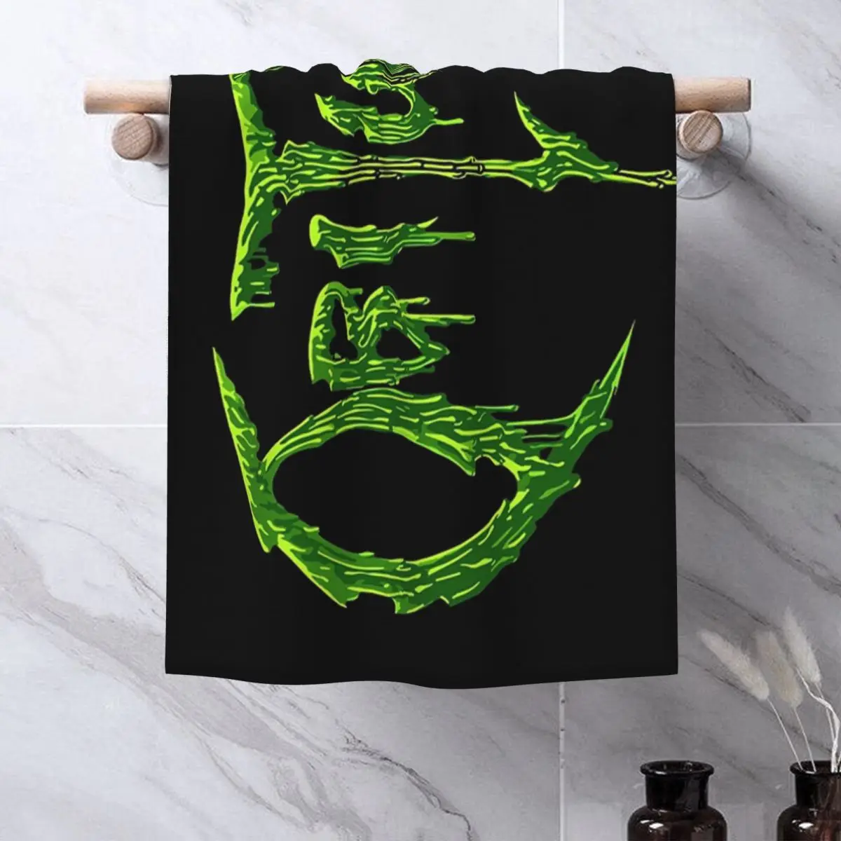 Custom Adult Obituary Band Logo Death Metal Trucker (1) Soft Face Towel Quick Dry Pool Bath Cotton Towels Breathable