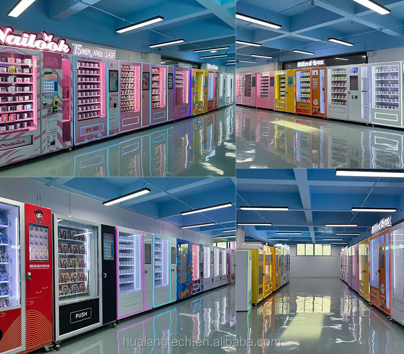 Popular Trend Automatic Vending Machine Nails and Nail Polish Vending Machine Beauty Vending Machine for Customized
