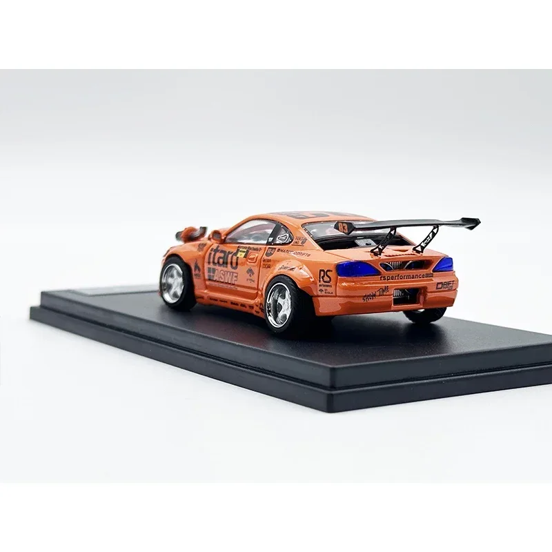 YS In Stock 1:64 Silvia S15 Marcelo Drift Cayenne V8 Engine Diecast Diorama Car Model Collection Miniature Toys
