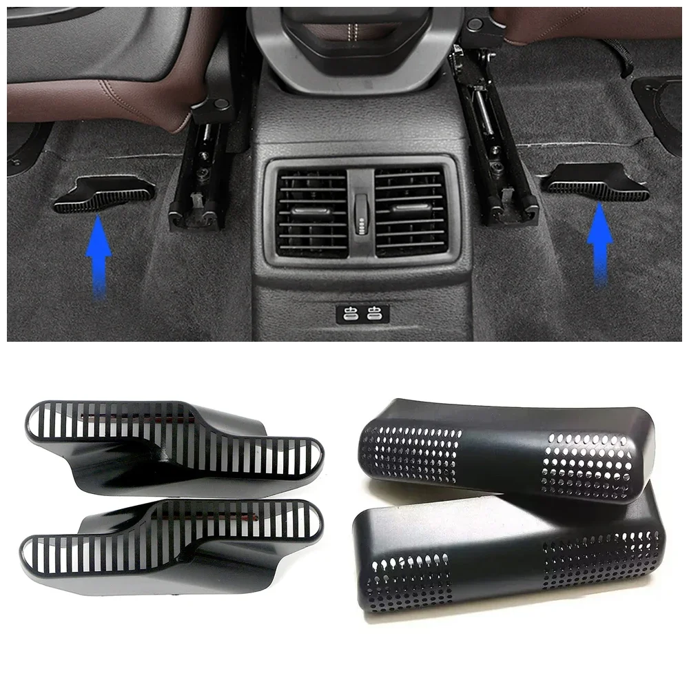 For BMW F20 F21 1 Series X1 F48 X2 F39 F46 Car Seat AC Heater Air Conditioner Duct Grille Vent Outlet Cover Protective Stickers