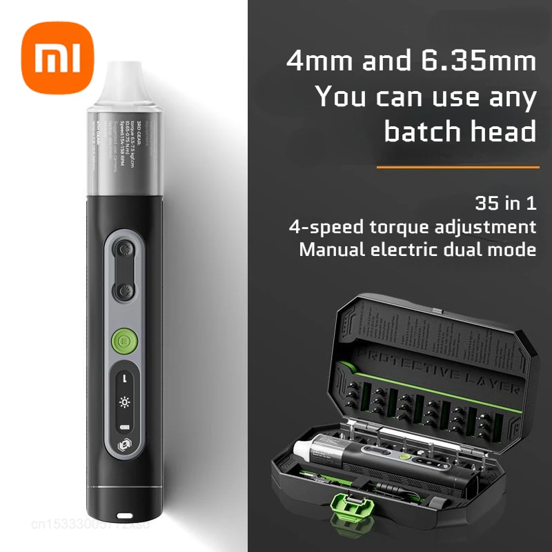 Xiaomi JAKEMY Electric Screwdriver Set Lithium Battery Rechargeable Household Maintenance Repair LED Electric Screw Driver Tool