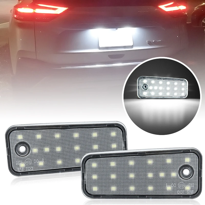 

2Pcs LED License Plate Light For Hyundai Santa Fe DM 2013 2014 2015 2016 2017 2018 Number Plate Lamp Replace OEM 92501-2W000