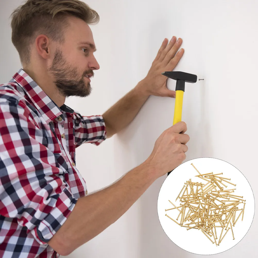 

2030 шт. медных гвоздей с круглой головкой, высокопрочные медные крепежи для столярных работ, рукоделия, садовой мебели, надежного крепления