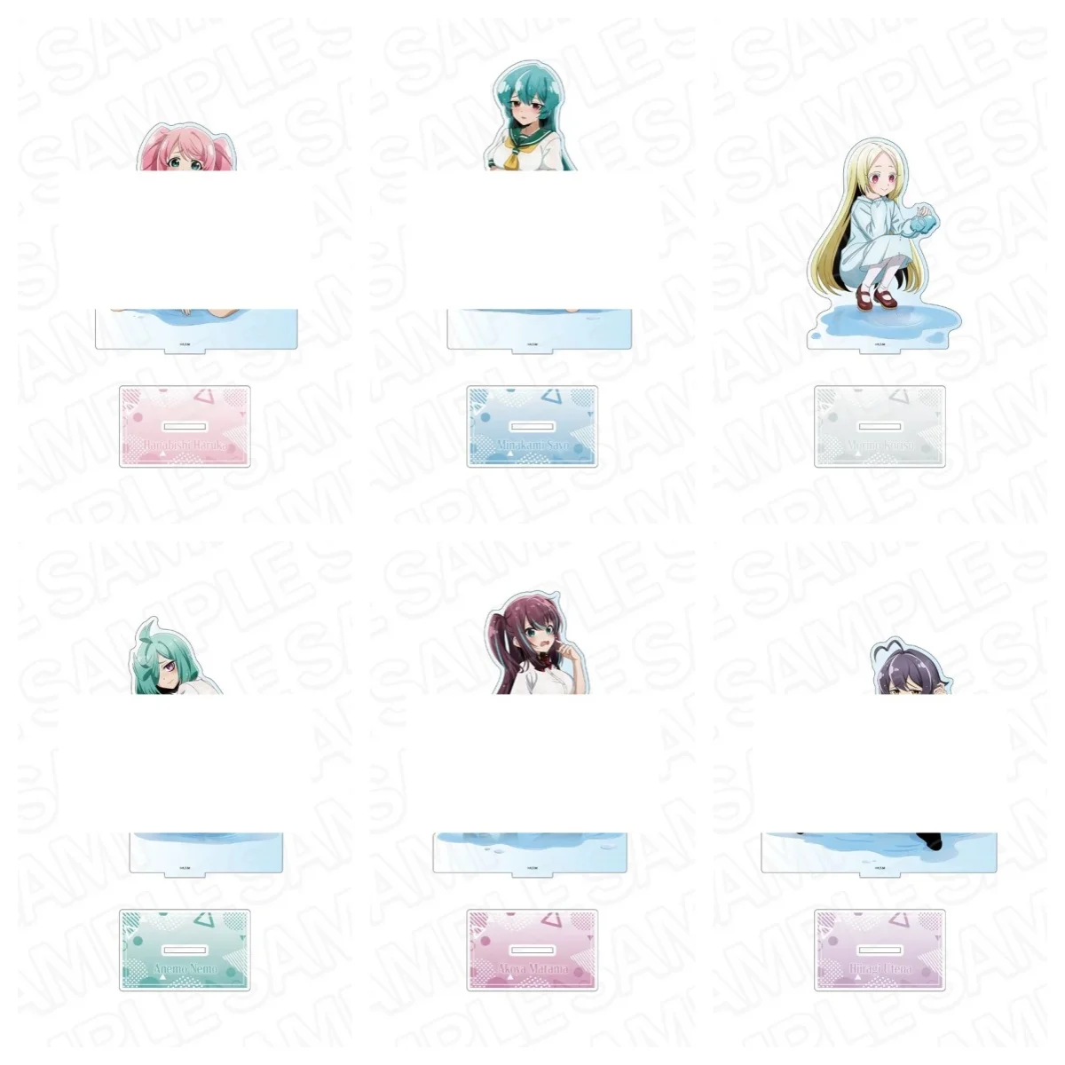 Anime Gushing over Magical Girls Utena Hiiragi Kiwi Araga Acrylic Stand Model Plate Keychains Desktop Ornament
