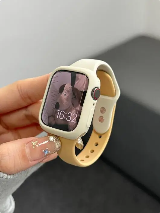 38 42mm Silicone Strap for Apple Watch Band 40/44mm 6 5 4 SE for Iwatch Series 1 2 3 7SE 8 41/45mm 49Ultra Slim Rubber Bracelet