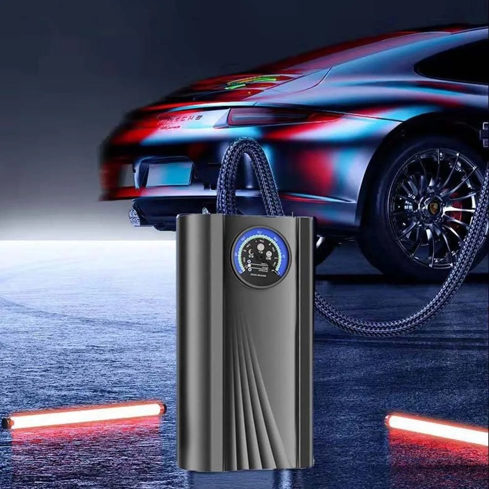 

High-power Car Tire Inflator Pump Faster Inflation Wired Auto Air Compressor 150PSI 12V Electric Air Pump Auto Repair Shop