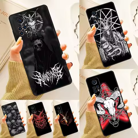 Demonic Skulls Case For Samsung Galaxy S24 Plus S23 S20 S21FE Lite S22 Ultra Note 20 S8 S9 S10 Phone Coque