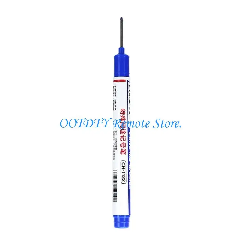  Set of 5 Multifuntional Elongated Nib Marking Pen Set with Measurement Scale Suitable for Crafts and Carpentry