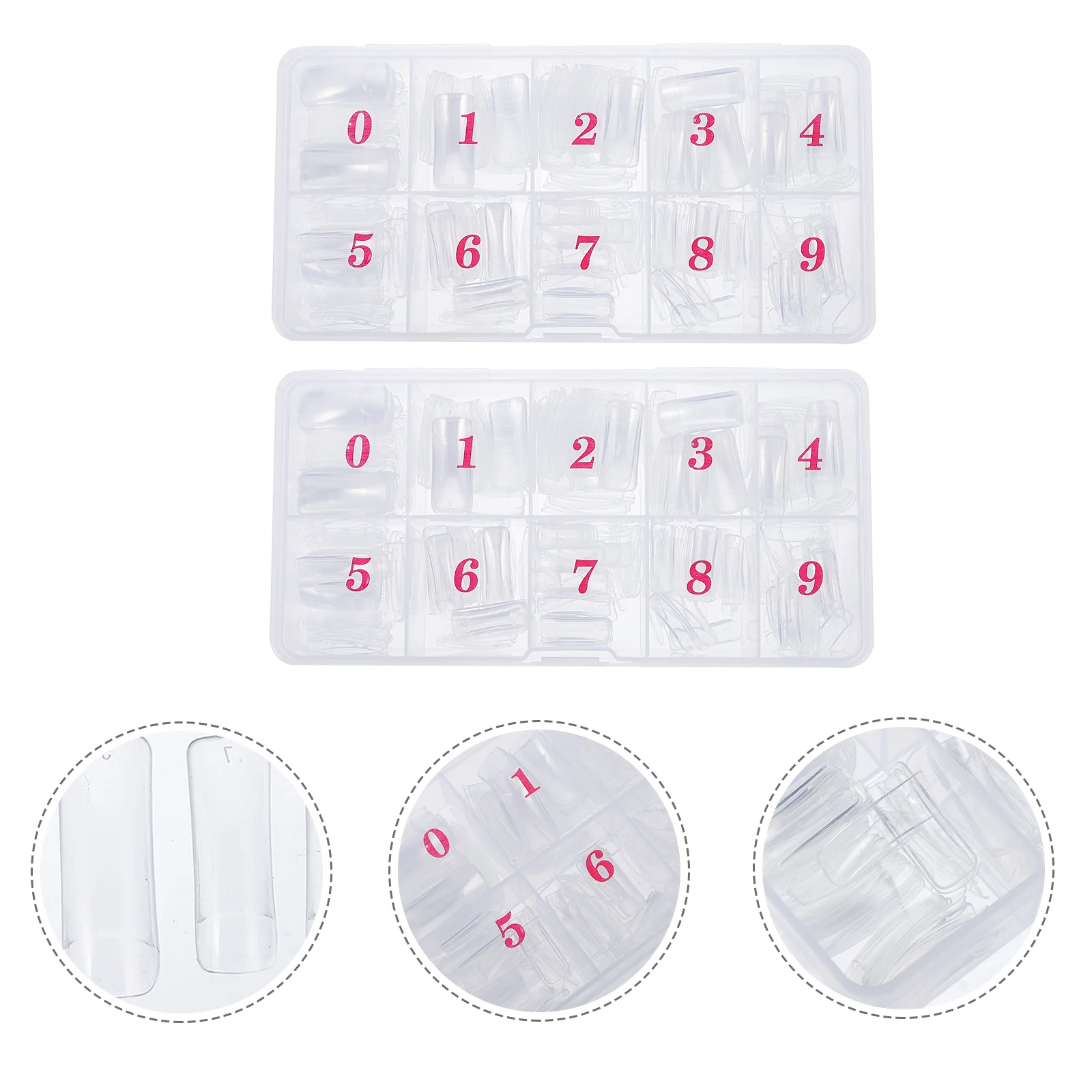 

1000 Pcs Nail Patch Safe Fake Nails Tips Decorate Manicure False Plastic Women Easy to Apply