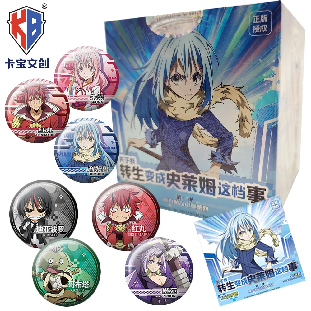 

KABAO Original That Time I Got Reincarnated As A Slime Peripheral Pendant Collectible Badges Brooch Surprise Gifts for Teens