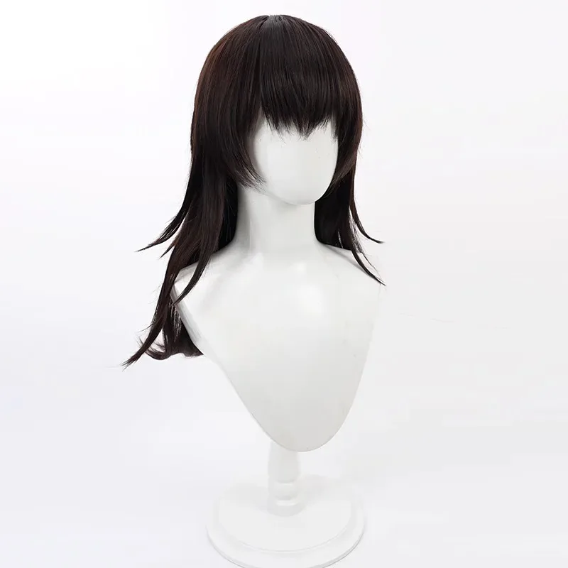 Persona 3: Shinjiro Aragaki Cosplay-Perücke – braune hitzebeständige Hochtemperatur-Perücke aus synthetischen Fasern für Halloween-Partys