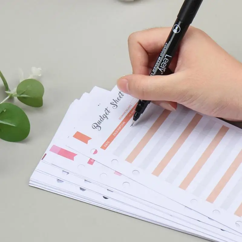 Cash Envelopes For Saving Money Money Saving Binder Cash Envelopes And Savings Challenges The Ultimate Budgeting Binder With