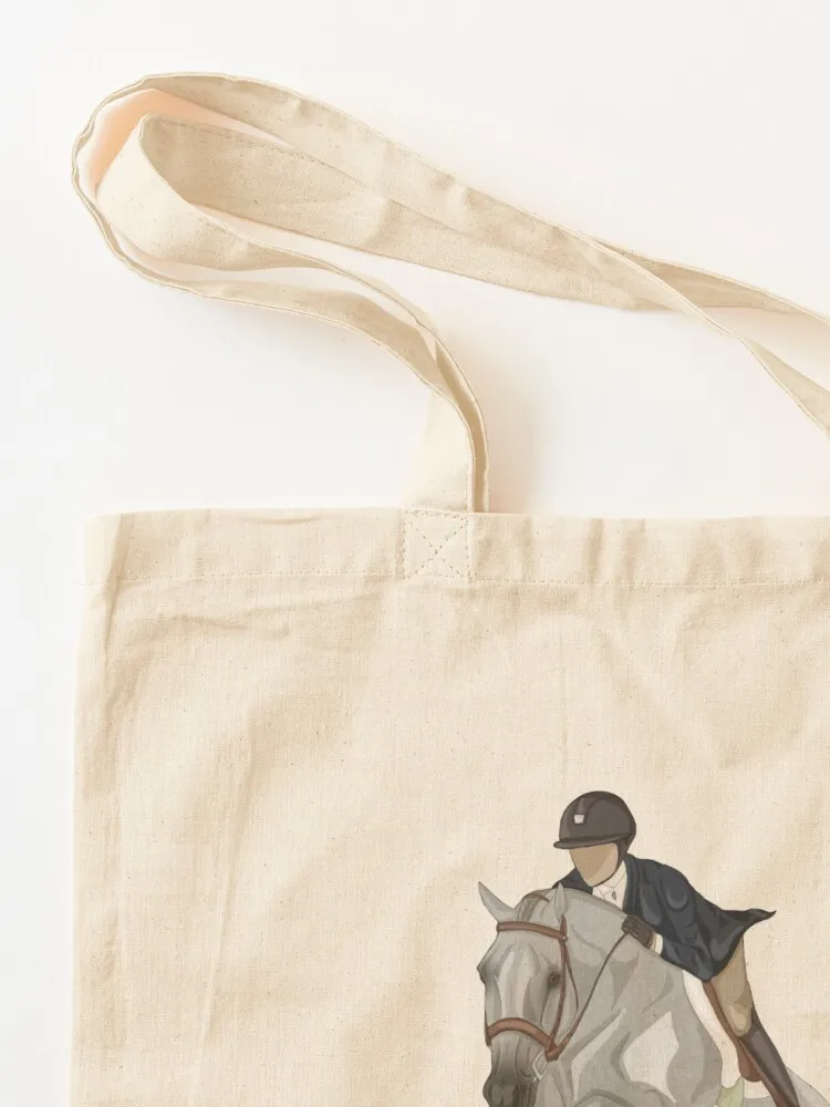 حقيبة حمل Dapple Gray Hunter Jumper Tote حقيبة تسوق من القماش حقائب قماشية #3
