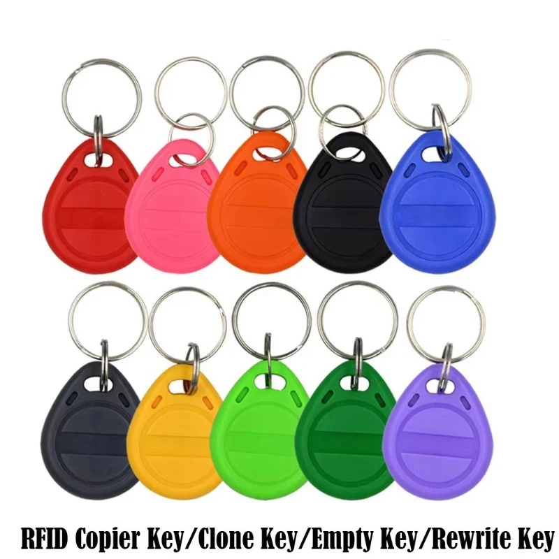 10-20Pcs 125Khz Key Copy Rewritable Writable Rewrite EM ID T5577 Keyfob RFID Clone Tag Ring Proximity Token Access Duplicate